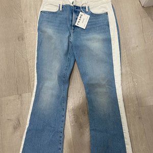 Frame Boot Cut Mid Rise Jeans